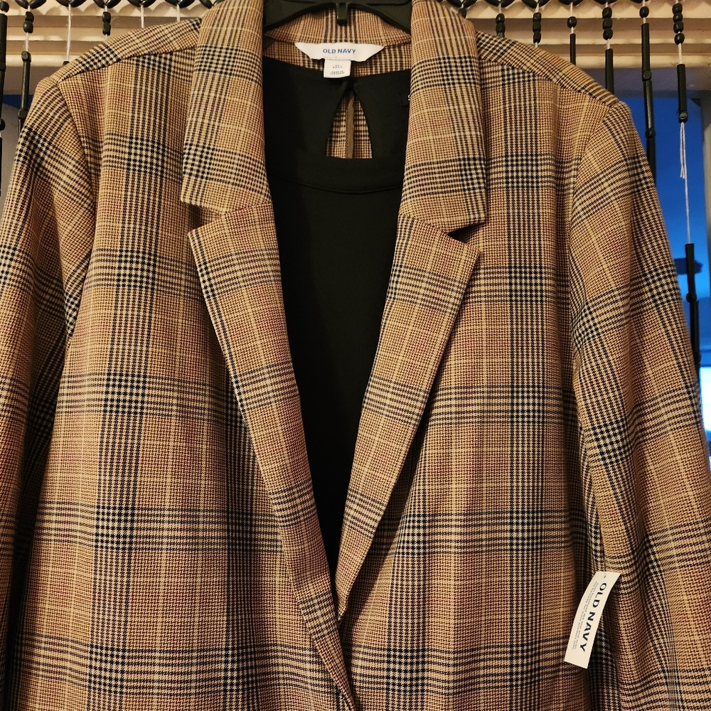 TALL XL Old Navy Beautiful Brown Blazer - NWT! 2 Available! One Sealed in Bag!